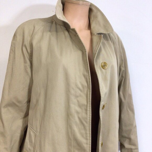 Burberrys Trench Coat Made in England Womens Small - Picture 2 of 14